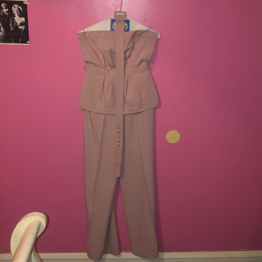 MAKE ME A MRS PLEATED JUMPSUIT